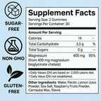Googeer Supplement Facts label